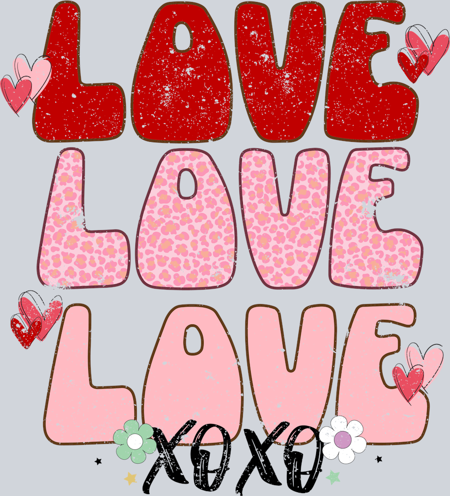 Love Xoxo - STK03813 (DTF Transfers)