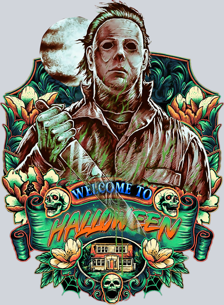 Welcome To Halloween 1 - STK06420 (DTF Transfers)