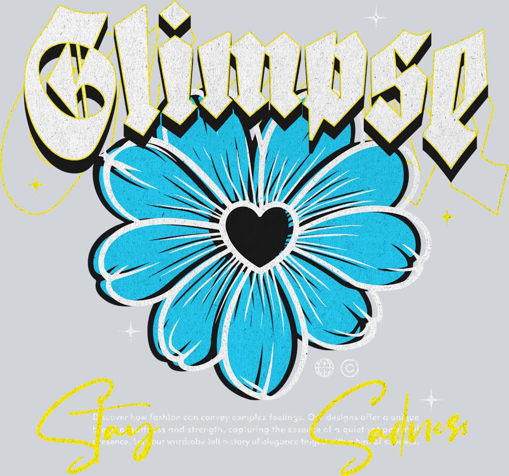 Glimpse Flower Street - STK02267 (DTF Transfers)