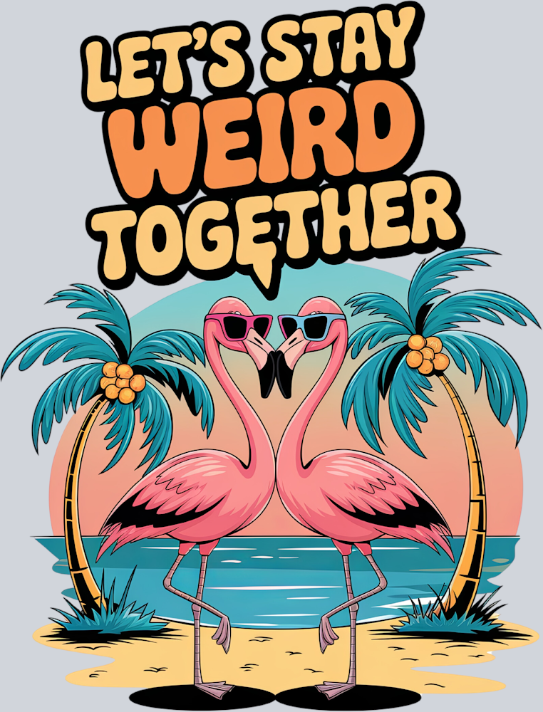Lets Stay Weird Together - STK03582 (DTF Transfers)