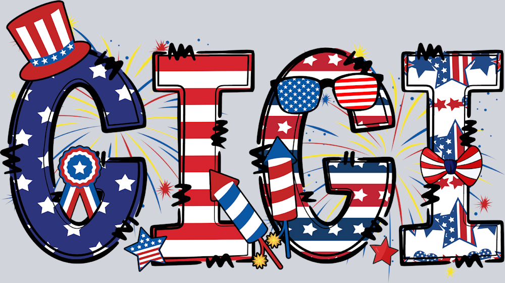 Gigi Patriotic - STK02238 (DTF Transfers)