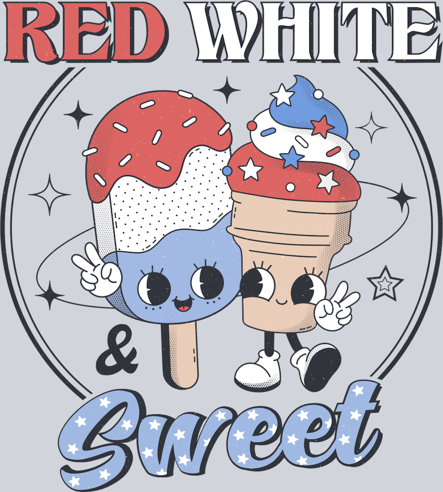 Red White And Sweet - STK05166 (DTF Transfers)