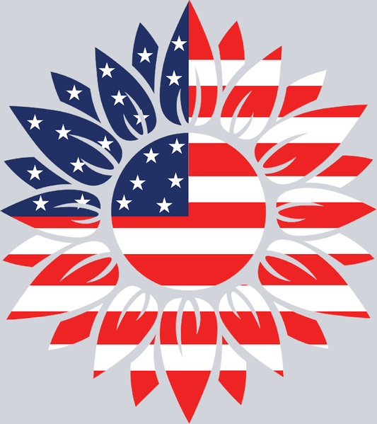 America Flower - STK00142 (DTF Transfers)
