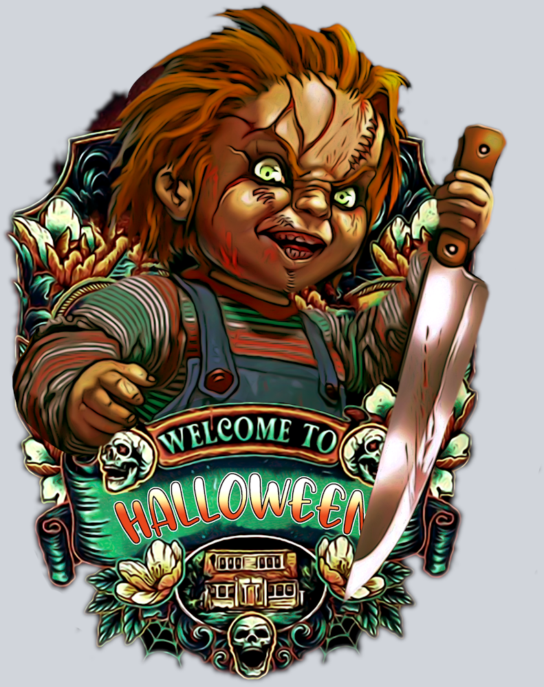 Chucky Welcome To Halloween - STK01345 (DTF Transfers)