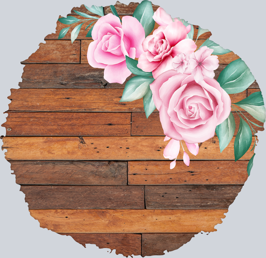 Wood Circle 2 - STK06499 (DTF Transfers)