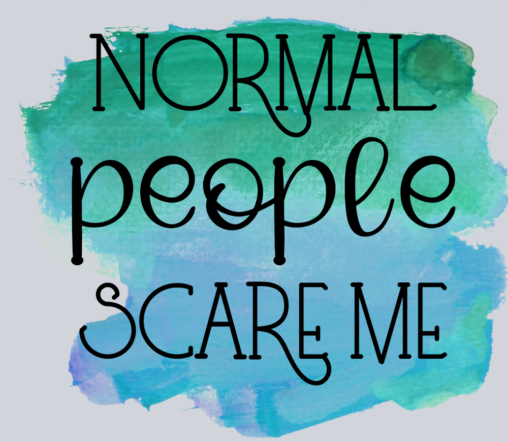 Sarcasm Normal People Scare Me Green - STK05346 (DTF Transfers)