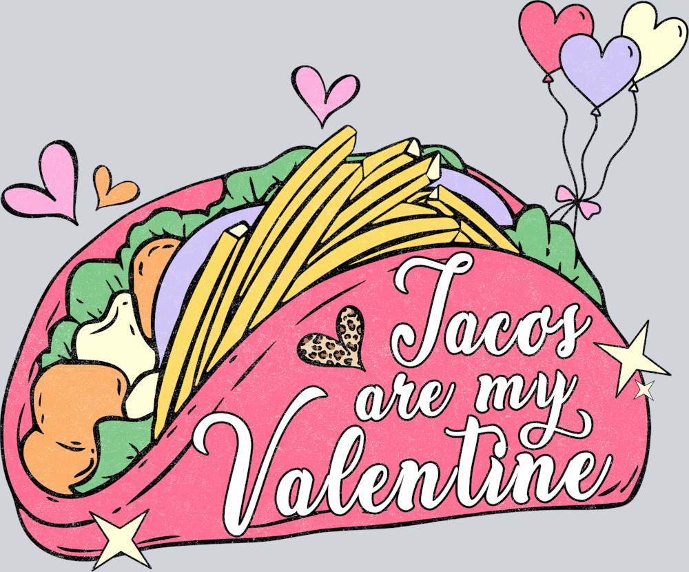 Taco Valentine - STK05909 (DTF Transfers)