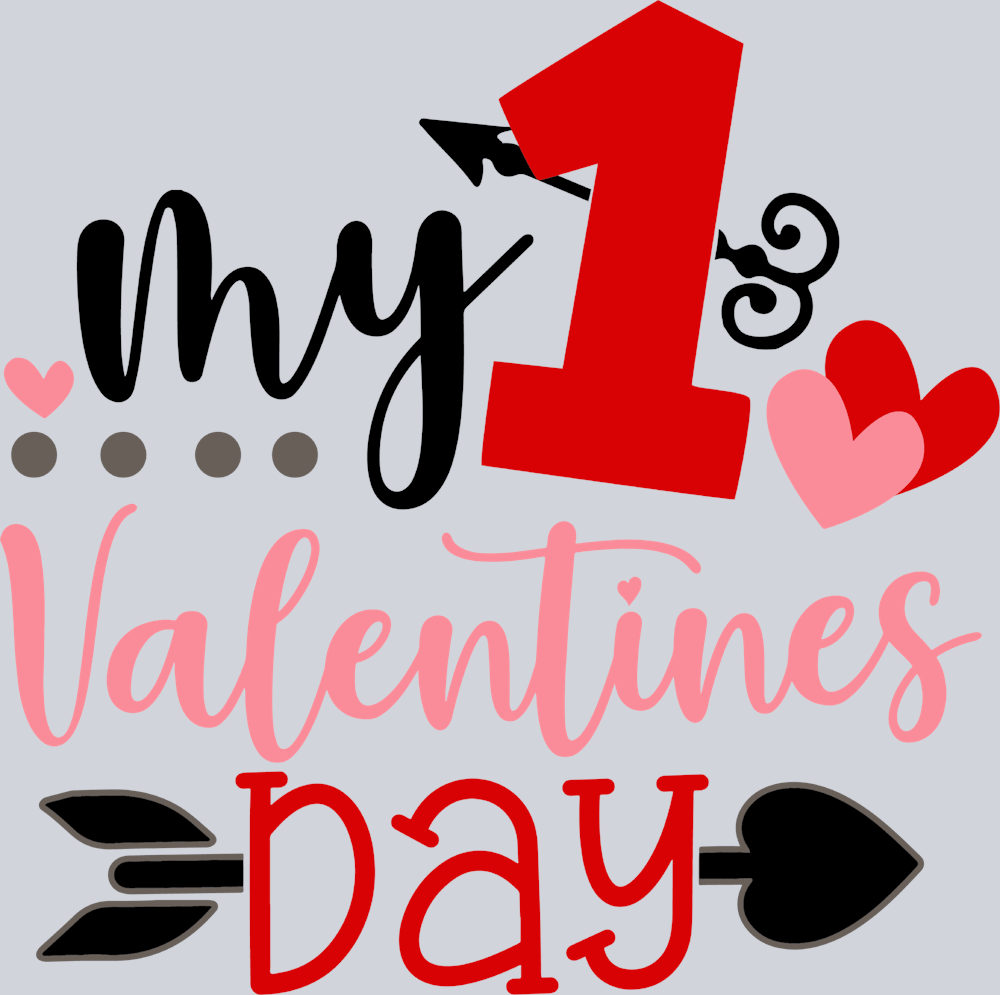My 1st Valentines Day 2 - STK04391 (DTF Transfers)