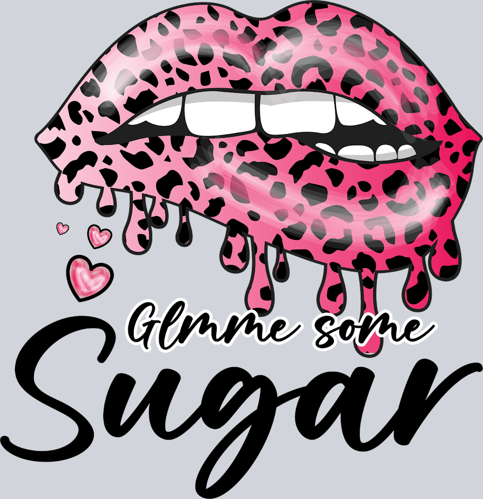 Gimme Some Sugar Lips - STK02240 (DTF Transfers)