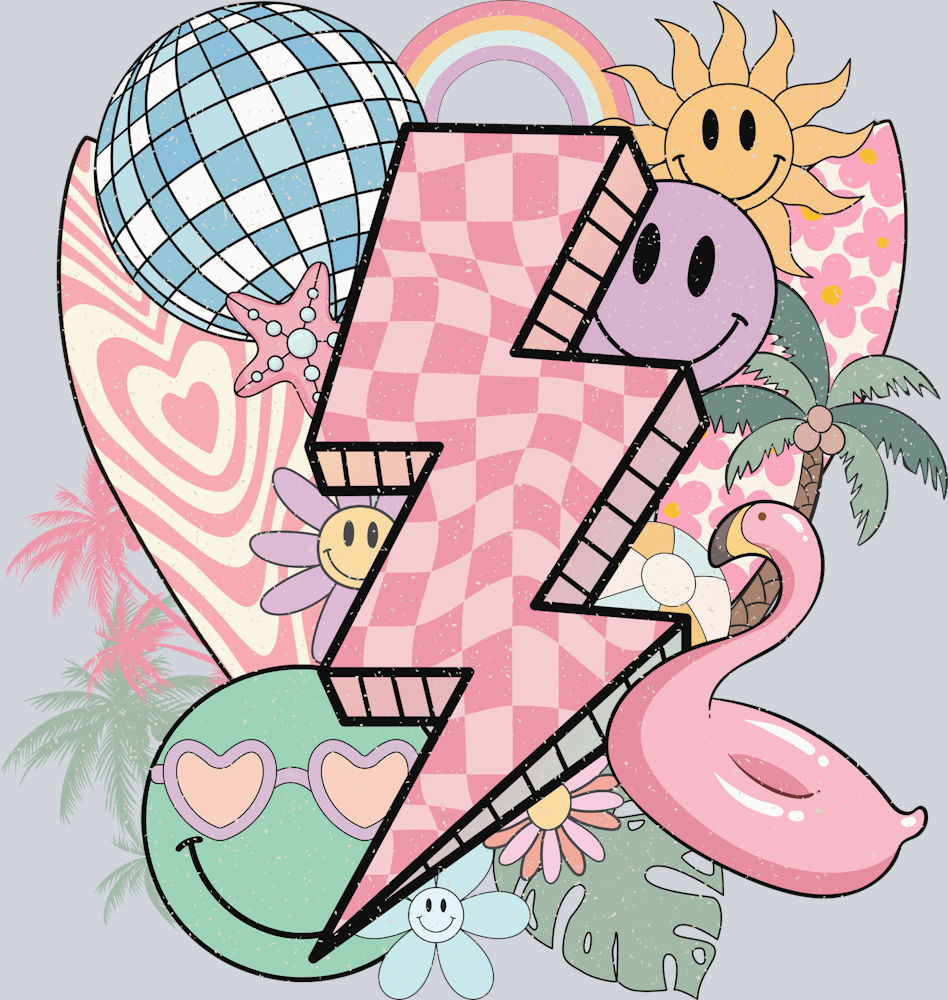 Summer Retro Design - STK05866 (DTF Transfers)