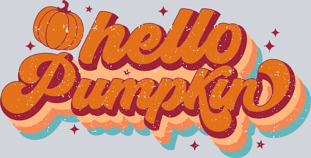 Hello Pumpkin 4 - STK07198 (DTF Transfers)