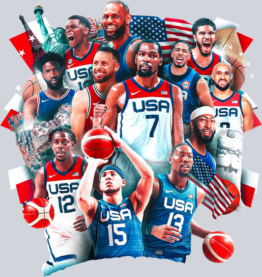 USA Mens Basketball Team - STK06258 (DTF Transfers)