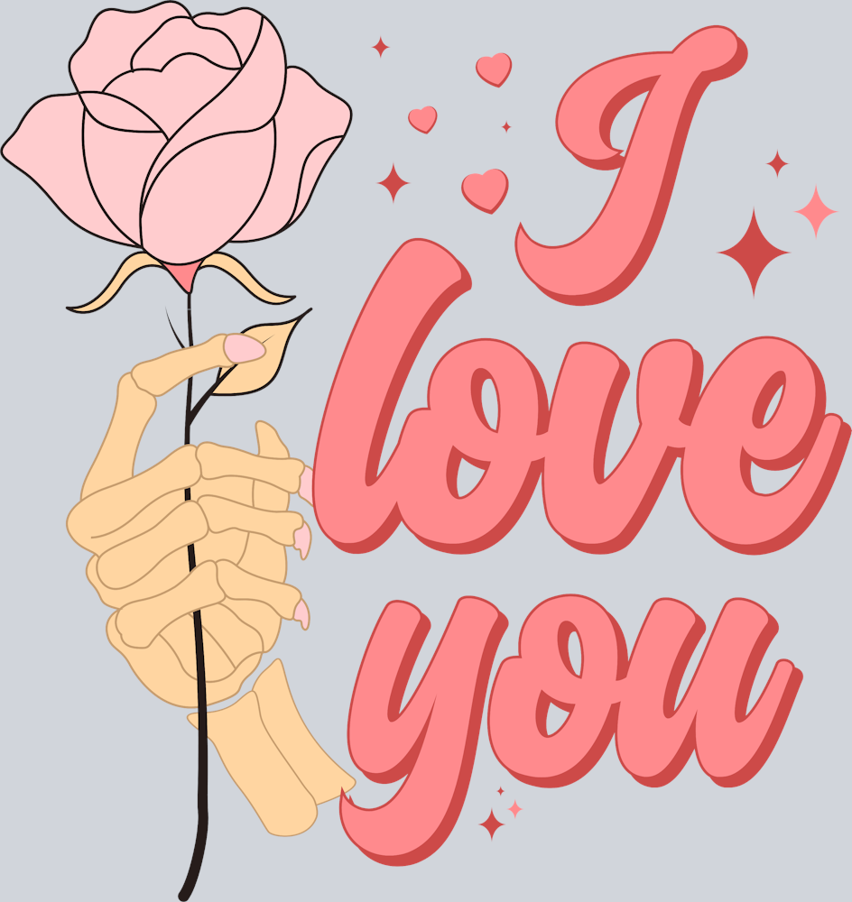I Love You - STK02981 (DTF Transfers)