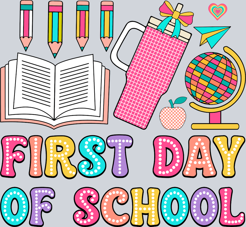 First Day Of School 2 - STK02023 (DTF Transfers)