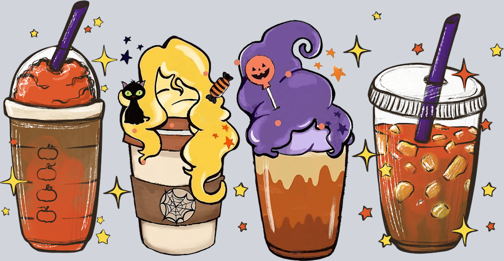 Halloween Coffee 2 - STK02465 (DTF Transfers)