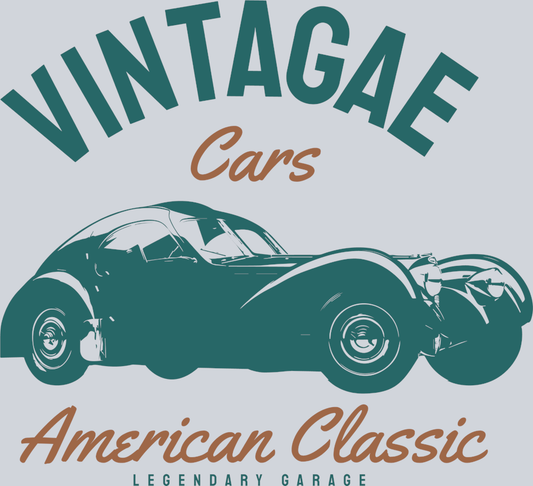 Vintage Cars - STK06316 (DTF Transfers)