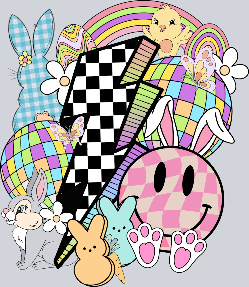 Retro Easter - STK05195 (DTF Transfers)
