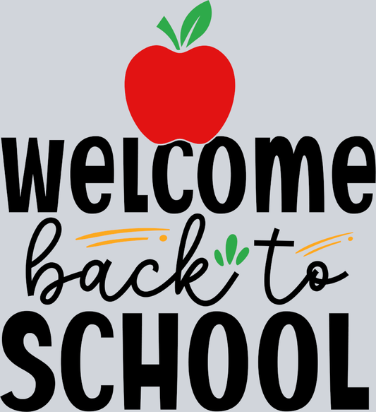 Welcome Back To School 4 - STK06408 (DTF Transfers)
