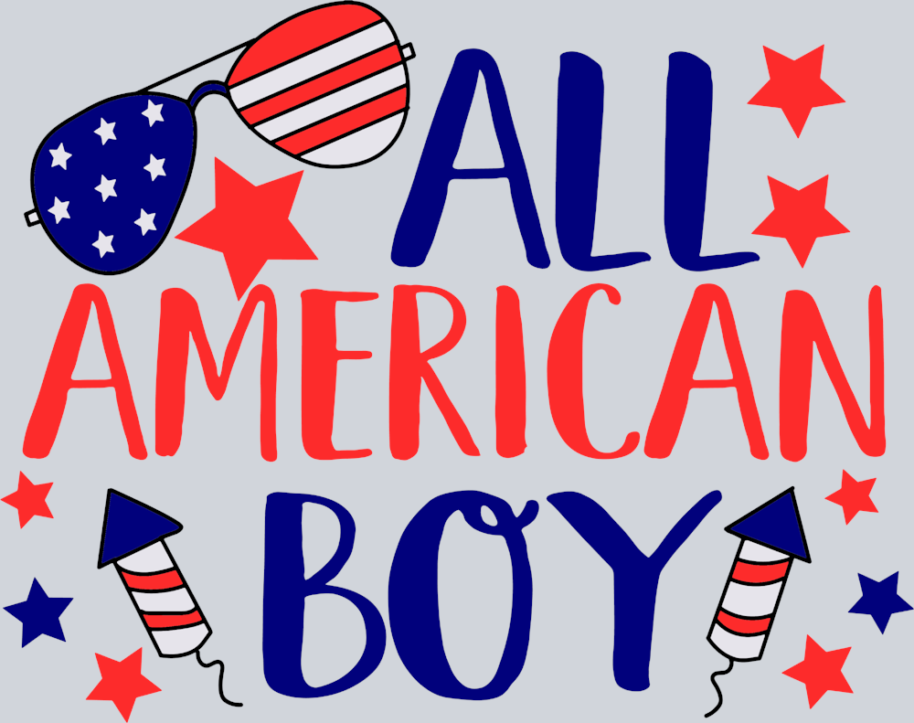 All American Boy 3 - STK00089 (DTF Transfers)