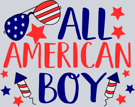 All American Boy 3 - STK00089 (DTF Transfers)