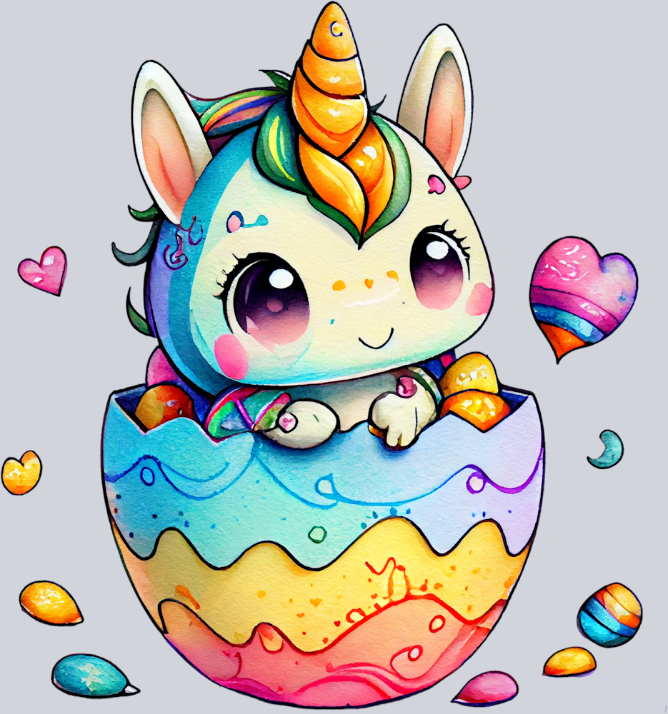 Baby Unicorn - STK00362 (DTF Transfers)