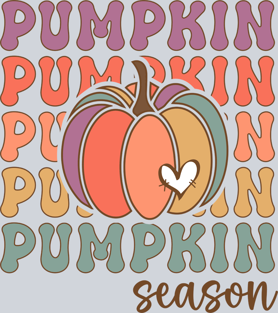 Pumpkin Season 2 - STK07237 (DTF Transfers)