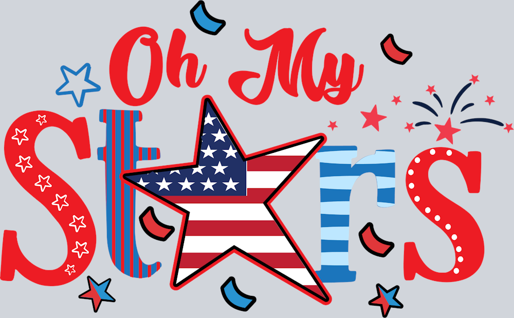 Oh My Stars - STK04575 (DTF Transfers)