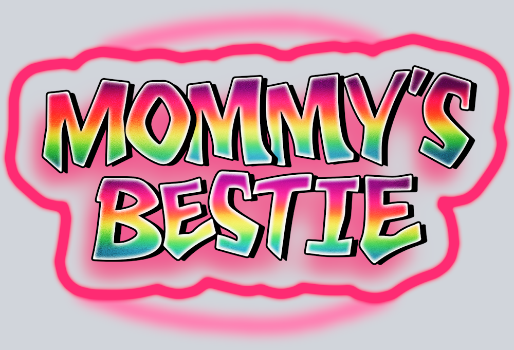 Mommys Bestie Airbrush Grafitti - STK04338 (DTF Transfers)