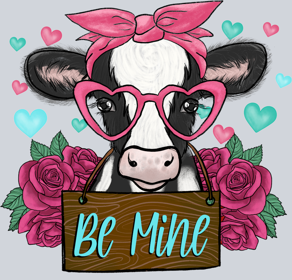 Be Mine Cow - STK00488 (DTF Transfers)