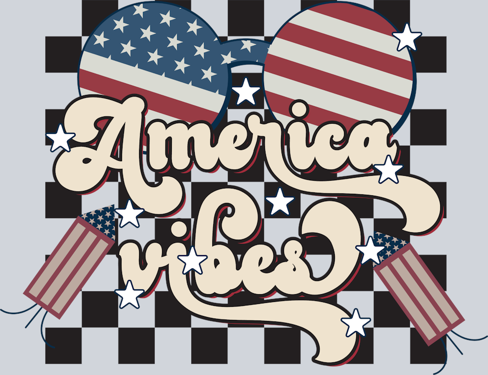 America Vibes - STK00154 (DTF Transfers)