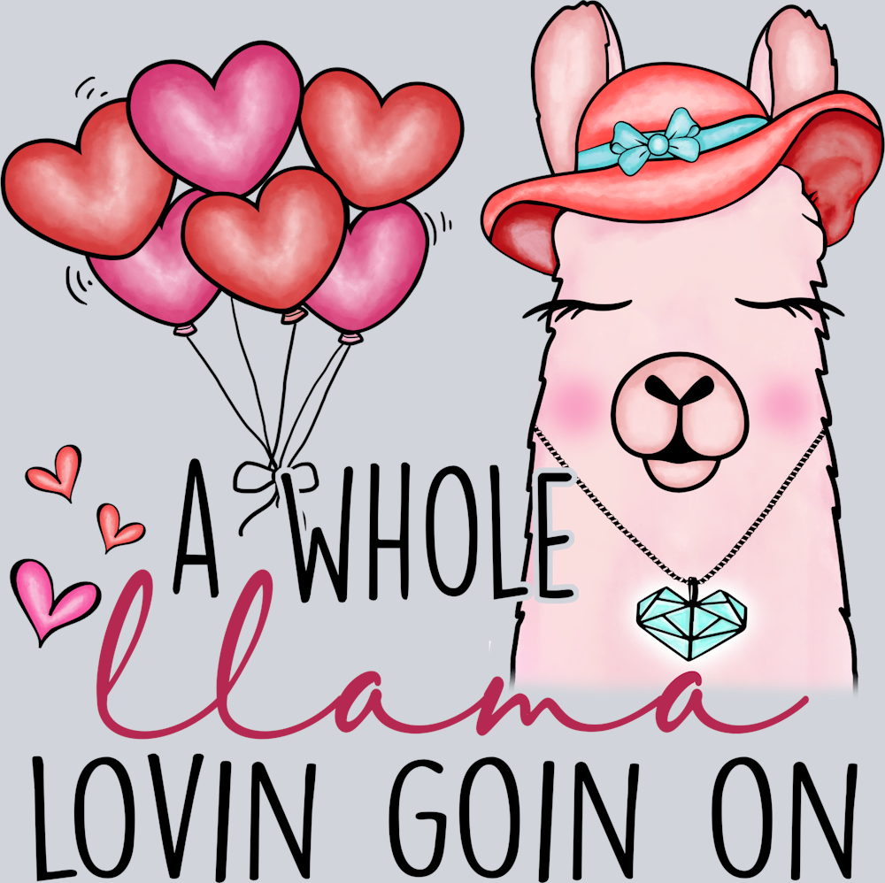 Llama Lovin - STK03673 (DTF Transfers)