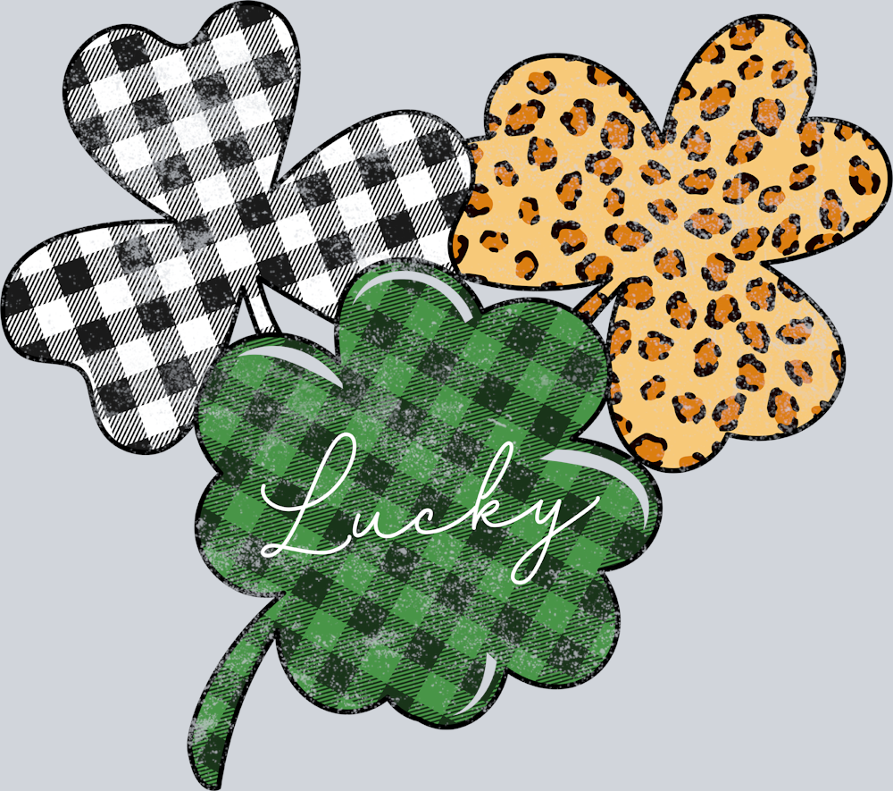 Lucky Shamrock Pattern - STK03902 (DTF Transfers)