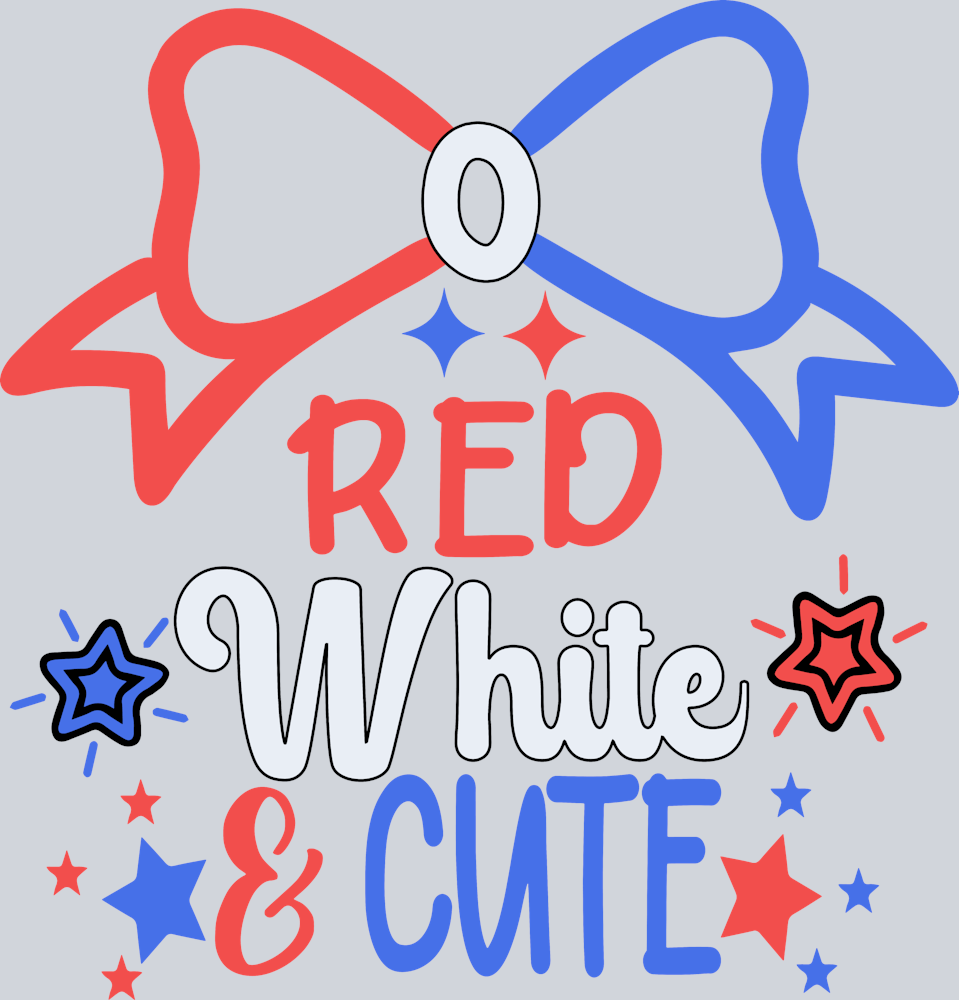 Red White And Cute 2 - STK05164 (DTF Transfers)