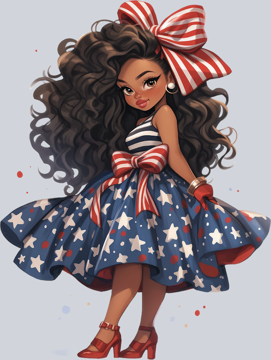 American Doll 6 - STK00191 (DTF Transfers)