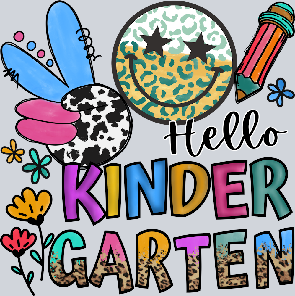 Hello Kindergarten 2 - STK02702 (DTF Transfers)