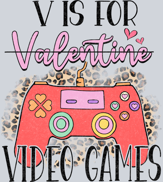 V Video Games - STK06265 (DTF Transfers)