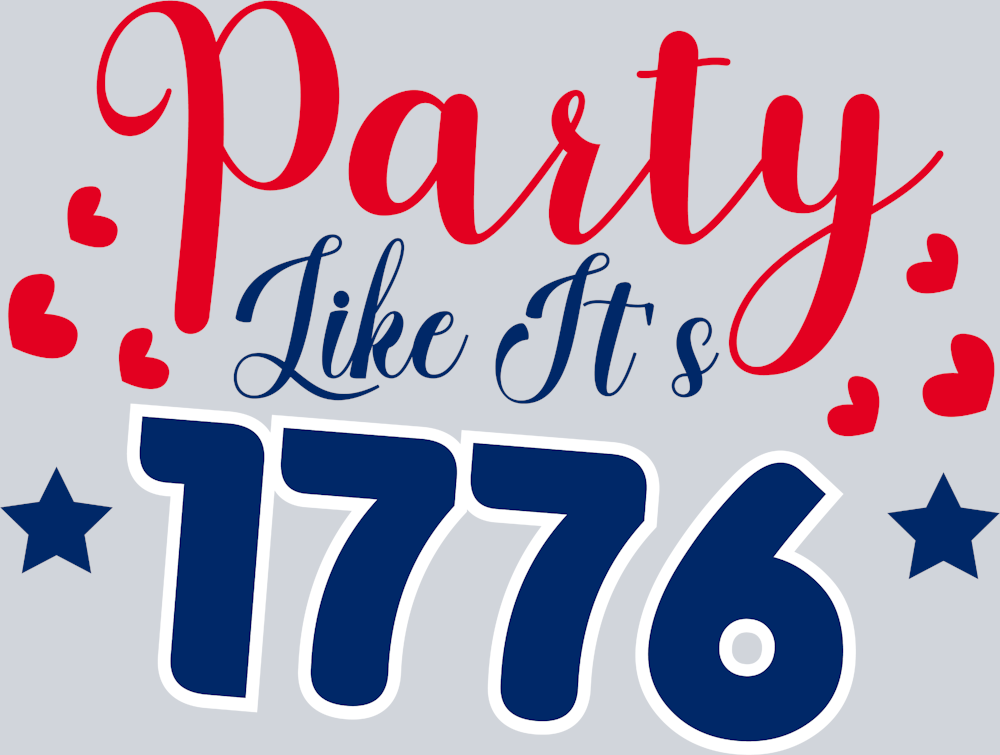 Party Like It's 1776 - STK04689 (DTF Transfers)