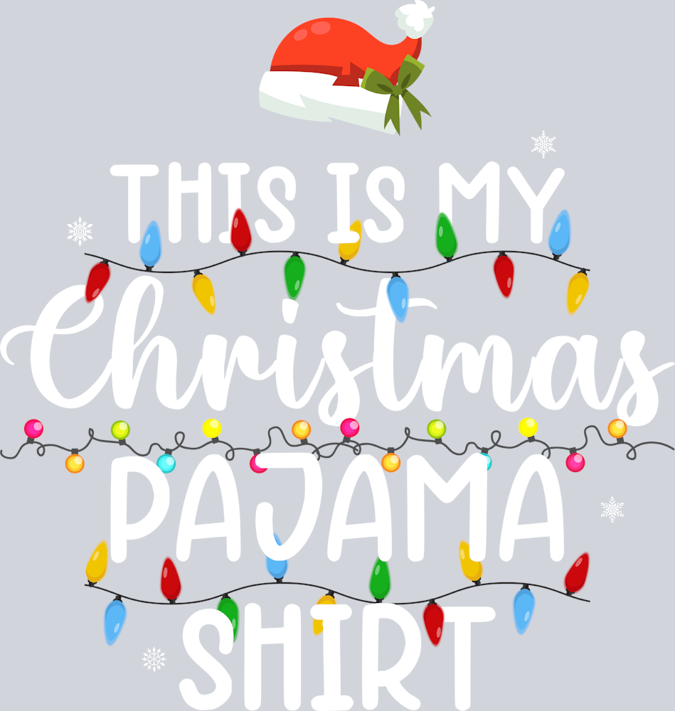 This Is My Christmas Pajama Shirt 1 - STK06118 (DTF Transfers)
