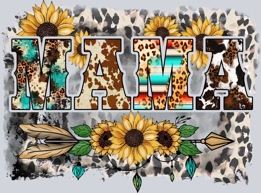 Mama Pattern - STK03977 (DTF Transfers)