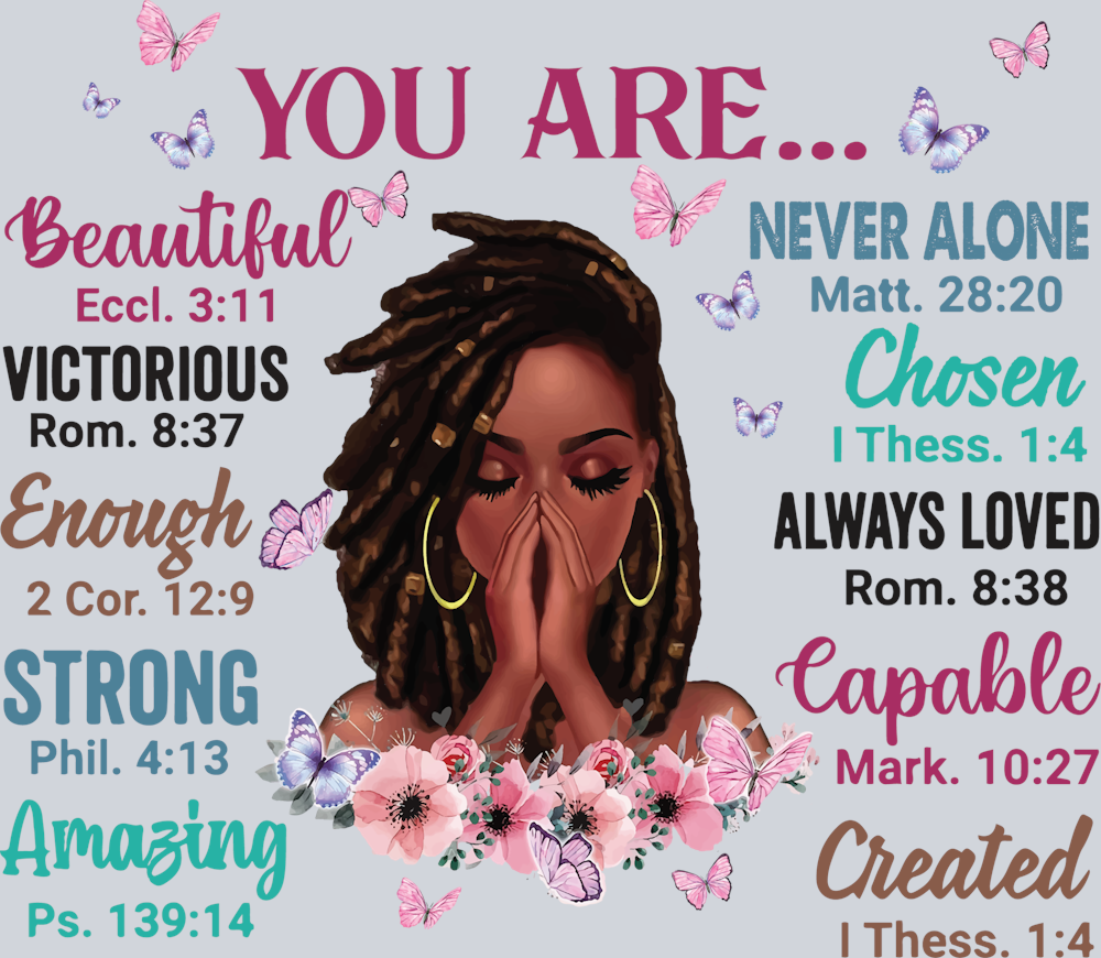 God Says You Are - STK02378 (DTF Transfers)