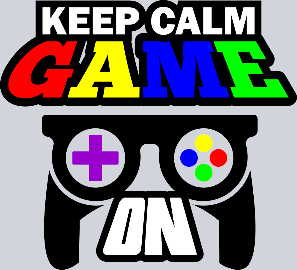 Keep Calm Game On - STK06943 (DTF Transfers)
