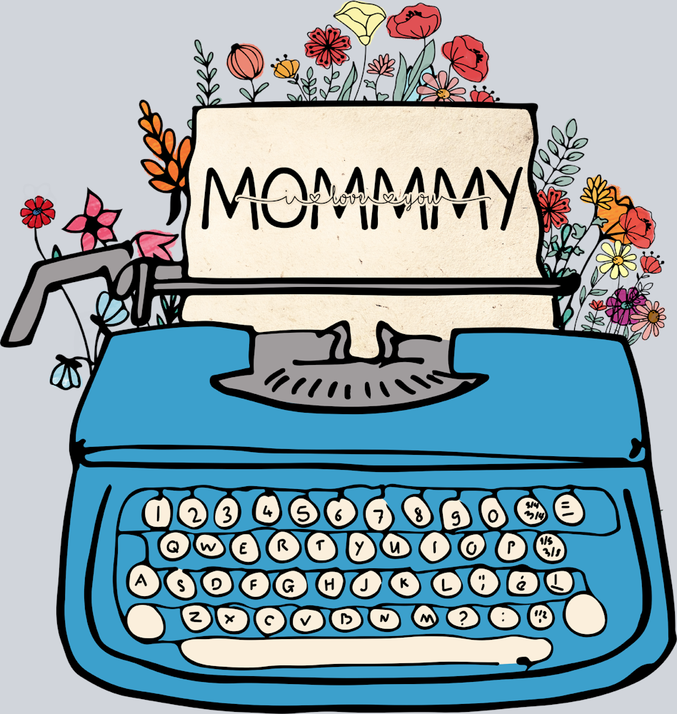 Mommy Typewriter - STK04336 (DTF Transfers)