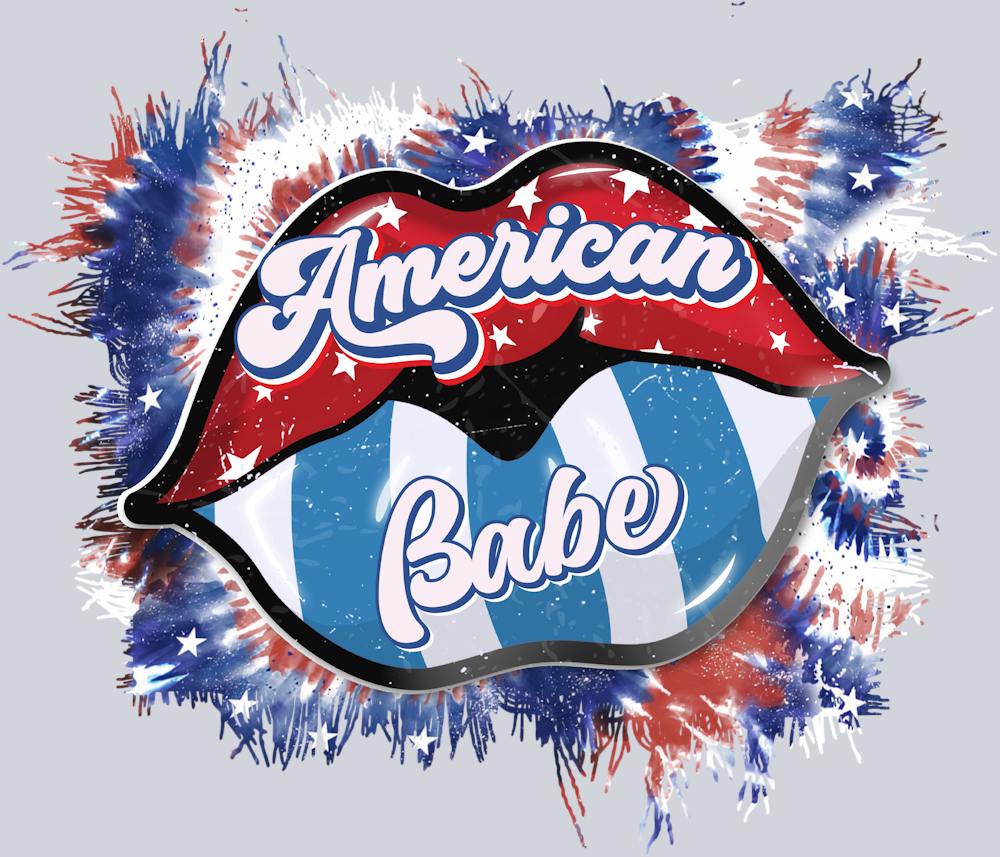 American Babe Lips - STK00158 (DTF Transfers)
