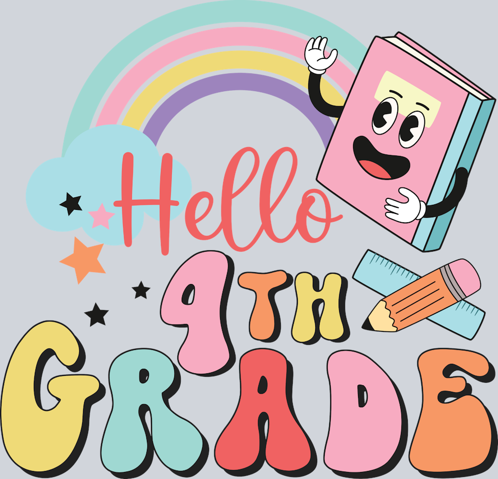 Hello 4th Grade 1 - STK02671 (DTF Transfers)