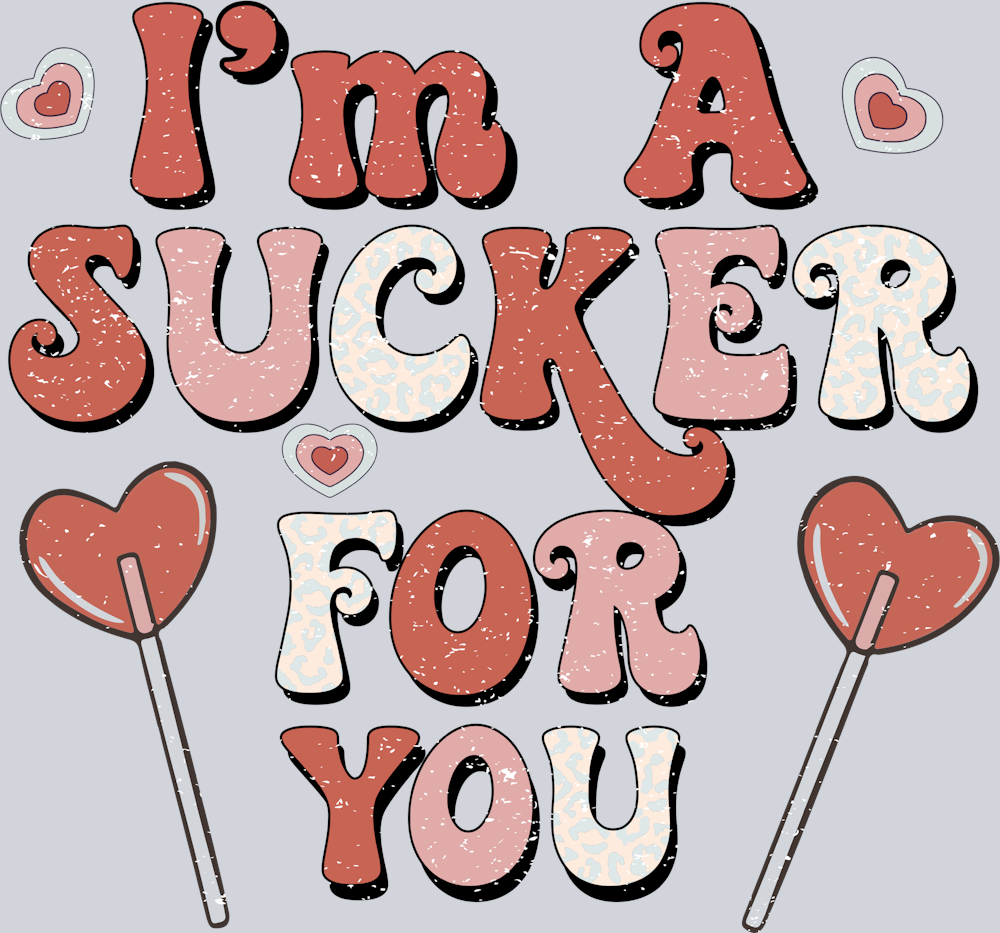Retro Sucker For You Candy - STK05232 (DTF Transfers)