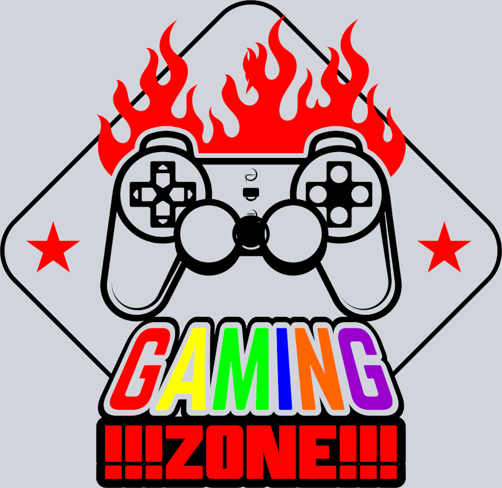 Games Gaming Zonee - STK06937 (DTF Transfers)
