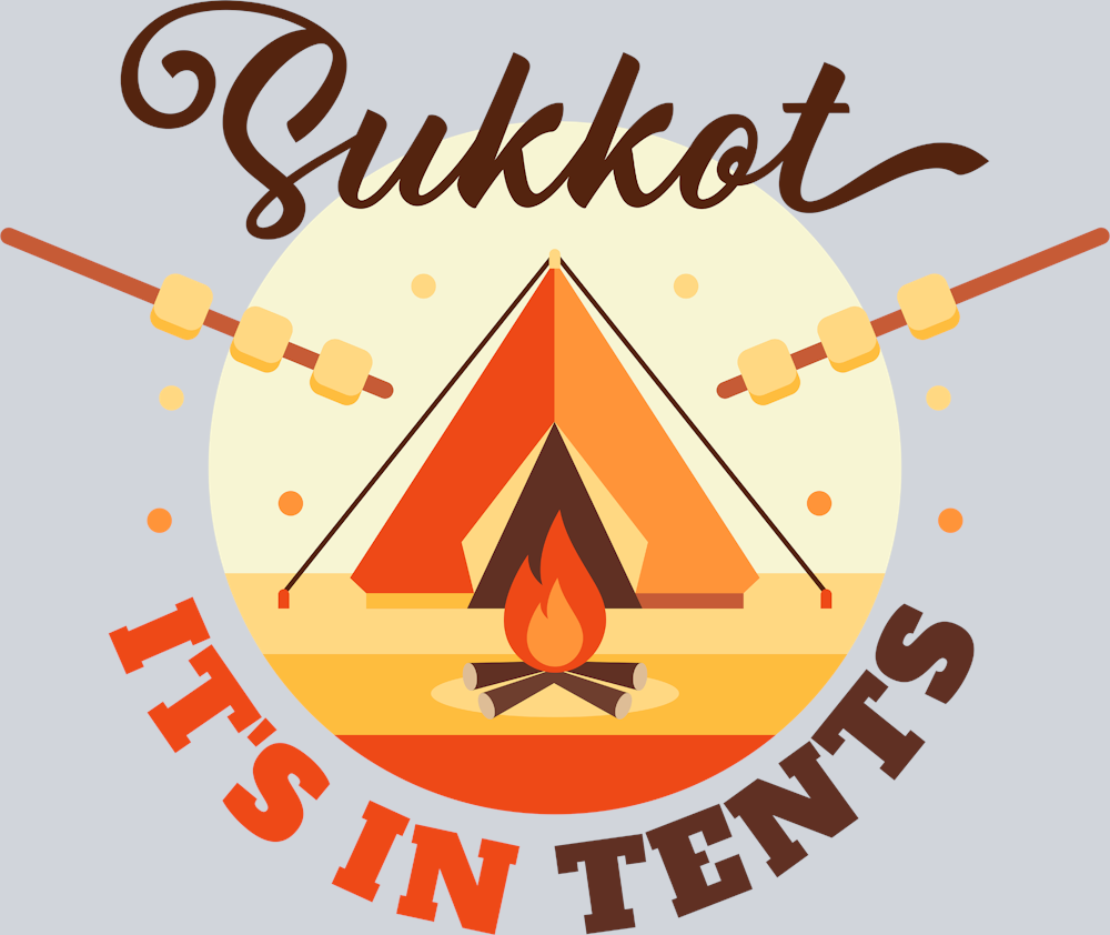 Sukkot It's In Tents - STK05861 (DTF Transfers)