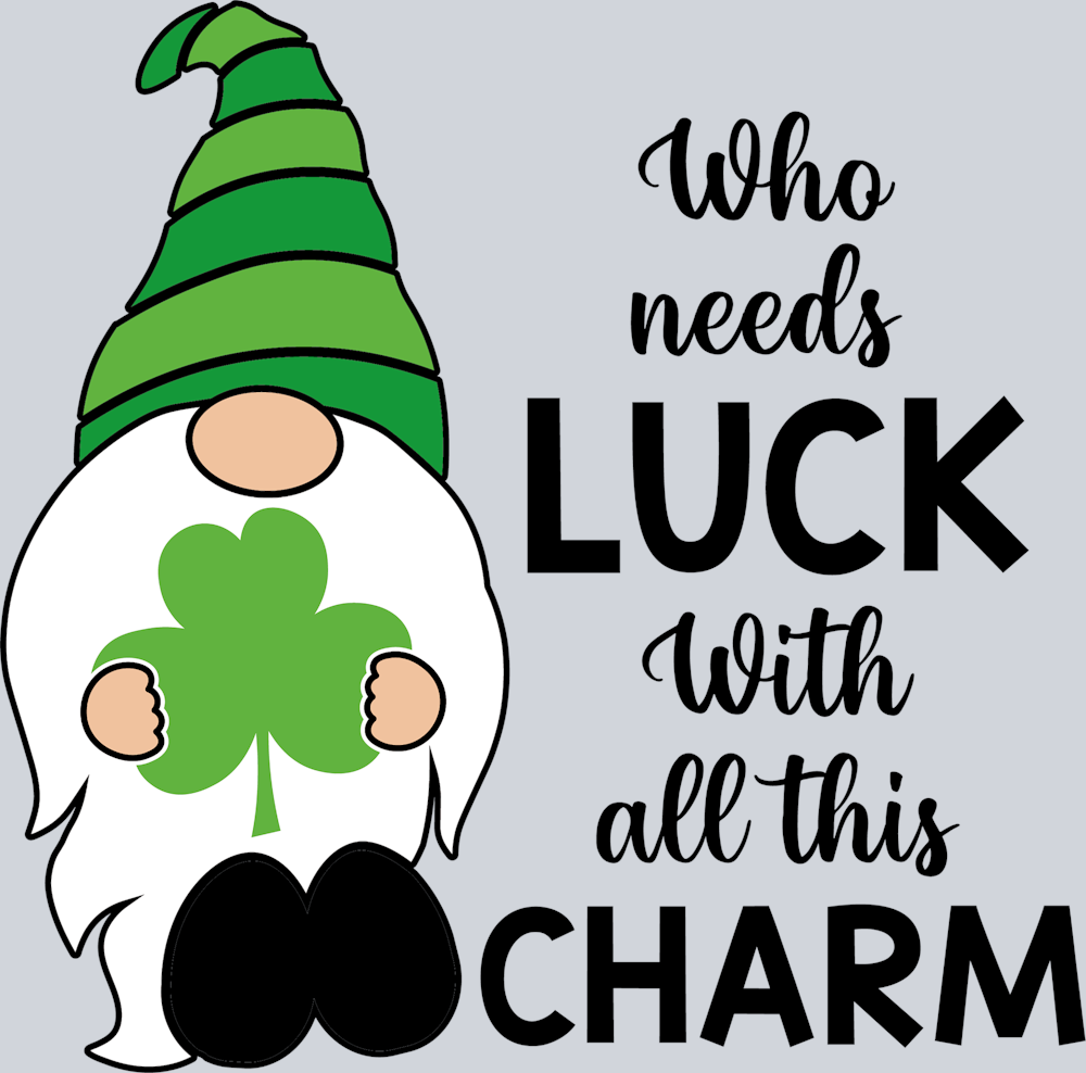 Gnome Lucky Charm - STK02311 (DTF Transfers)