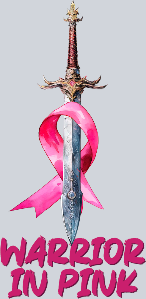Warrior In Pink BCA - STK06884 (DTF Transfers)