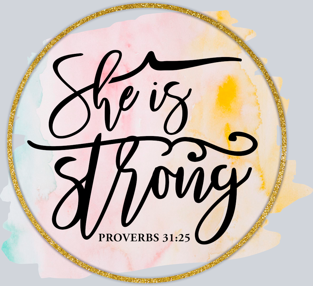 She Is Strong Watercolor - STK05442 (DTF Transfers)